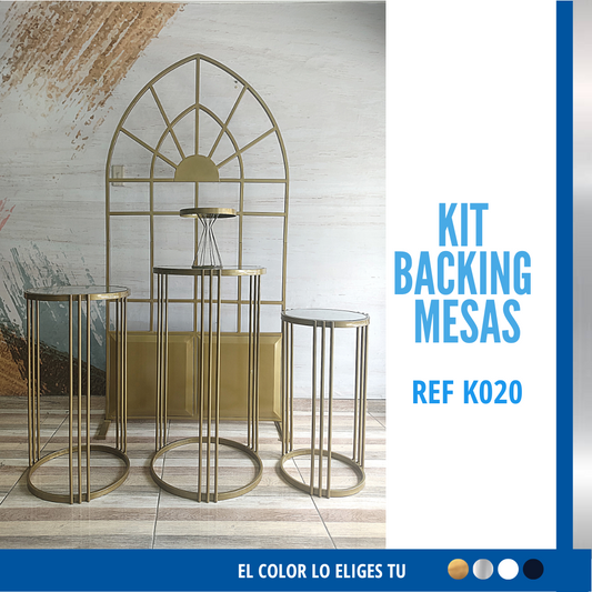 Ref K020 Kit Backing Y 3 Mesa Desarmable