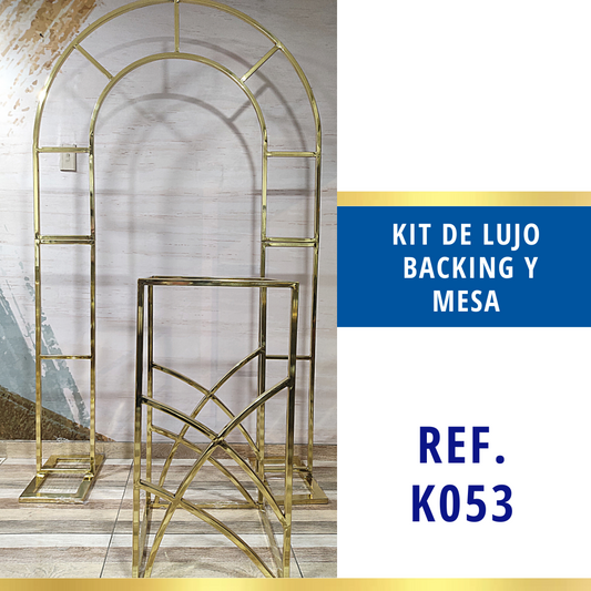 Ref K053 Kit Backing y Mesa de lujo
