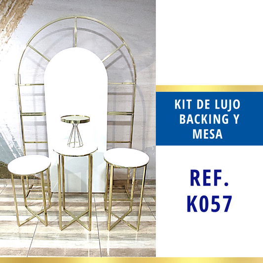 Ref. K057 Kit Backing y Mesa de Lujo