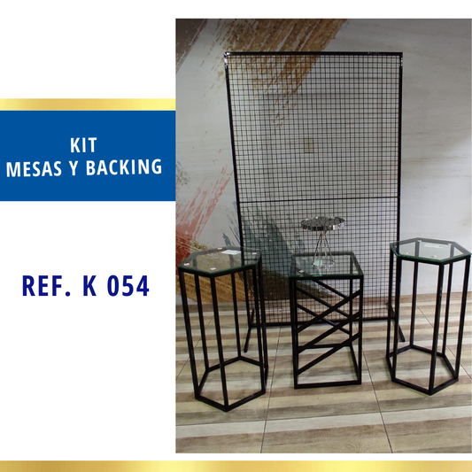 Ref K054 Kit Backing y Mesa Desarmables