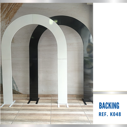 Ref. K048 Backing Curva Lamina Desarmable