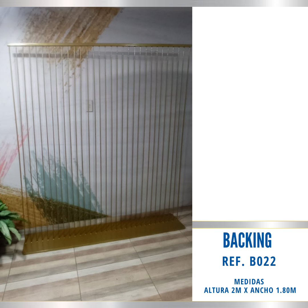 Ref. B022  Backing Reja