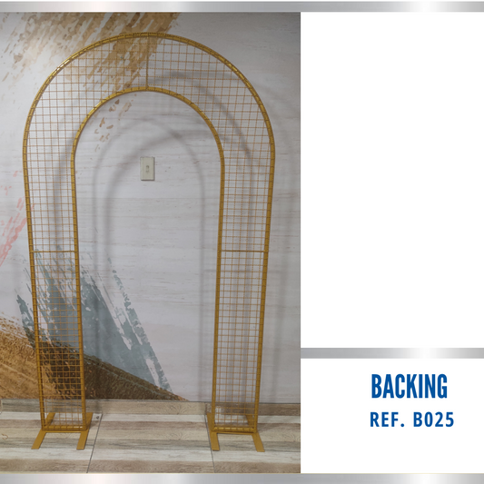 Ref. B025 Backing Curvo Hueco Malla