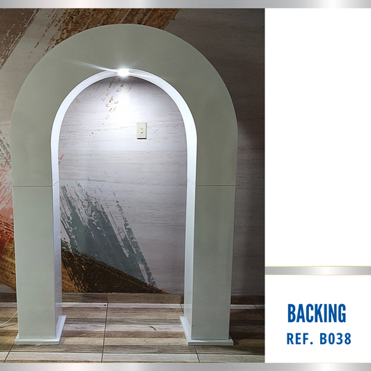 Ref B038 Backing Cupula Con Iluminacion