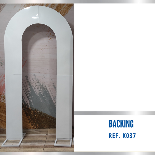 Ref. K037 Backing Curva Hueca Lamina